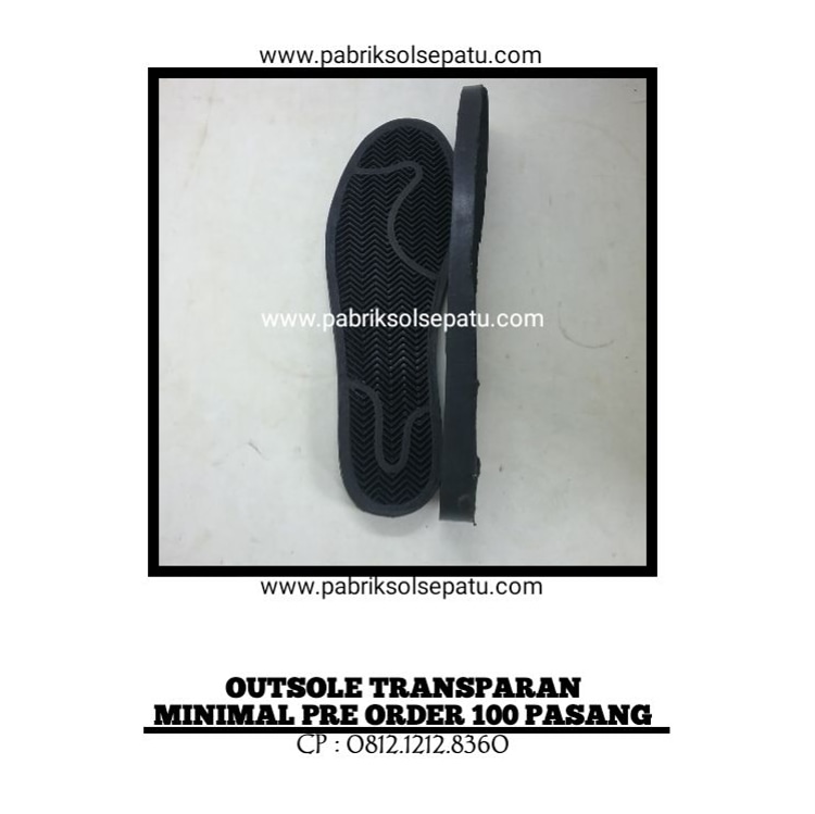 Outsole Karet sneakers hitam Outsole Karet sneakers hitam