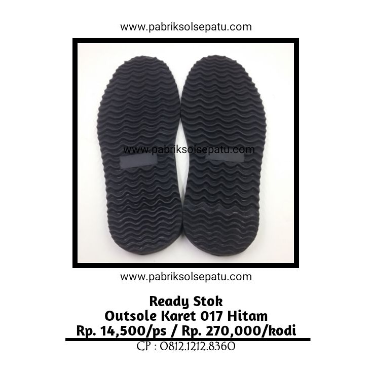 Outsole Karet 017 B dan K (SOL POTONG) Outsole Karet 017 B dan K (SOL POTONG)