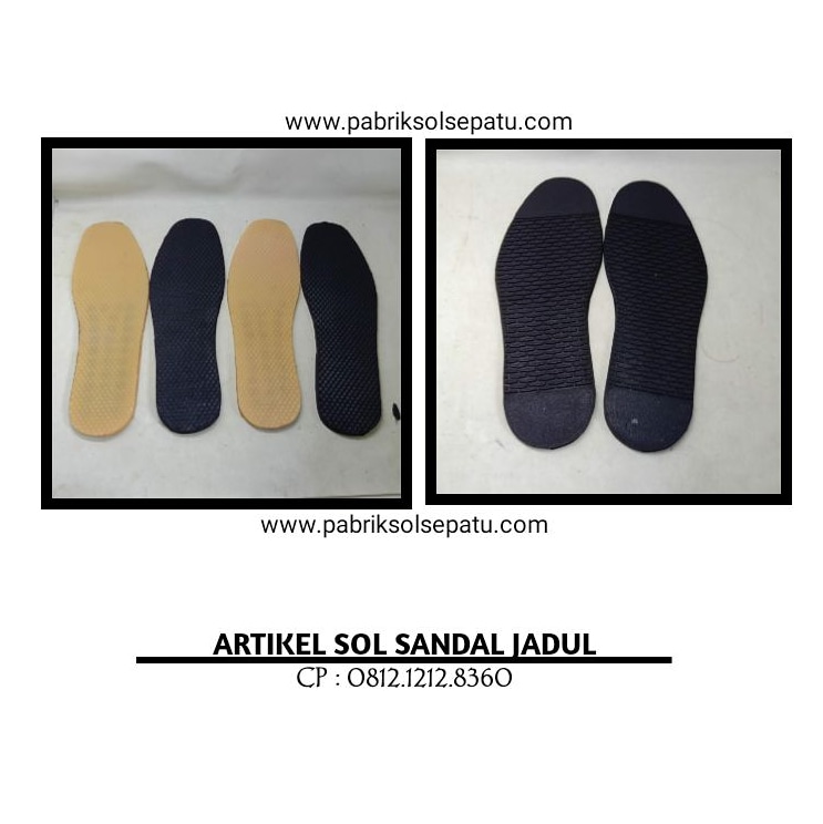 Outsole karet sandal wanita (sol potong) Outsole karet sandal wanita (sol potong)
